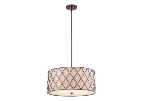 Pakabinamas šviestuvas QZ-BROWN-LATTICE-P-L